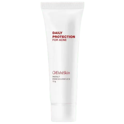 sunscreen untuk kulit wajah berjerawat dari elsheskin daily protection gel for acne skin