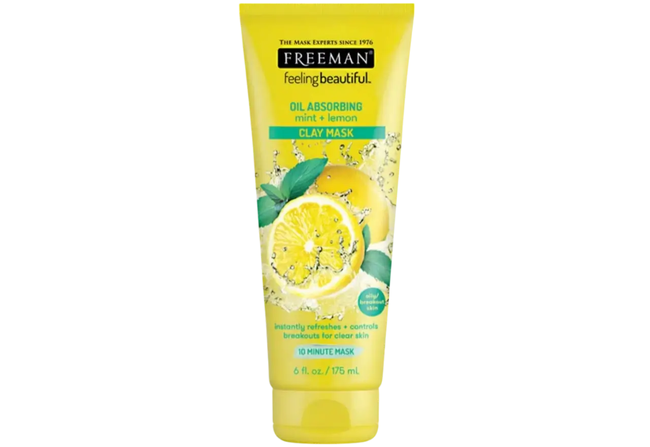 Kemasan Freeman Oil Absorbing Mint + Lemon Clay Mask