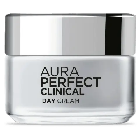 krim pemutih wajah terbaik merk l’oreal paris aura perfect clinical day cream